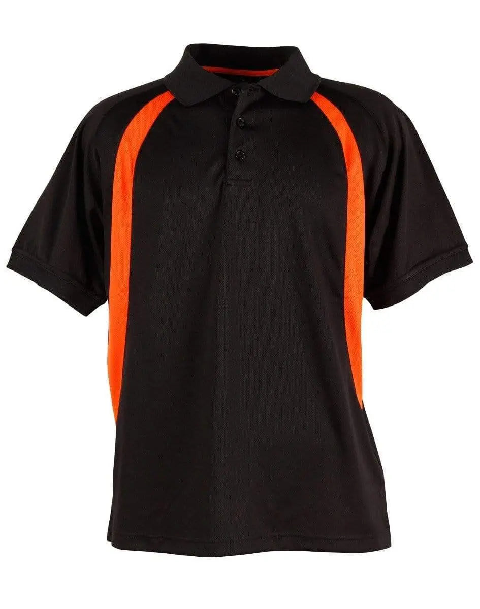 Winning Spirit Olympian Polo Men's Ps51 Casual Wear Winning Spirit Black/Orange S